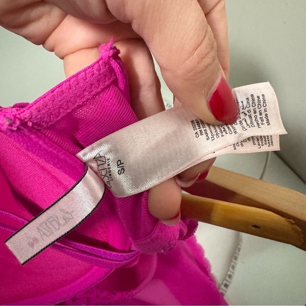 La Senza Barbie pink push up lingerie babydoll top S - Picture 5 of 5